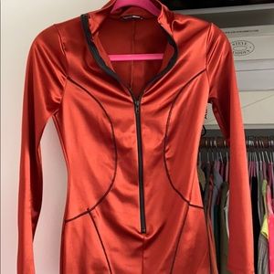 Burnt Orange mini dress